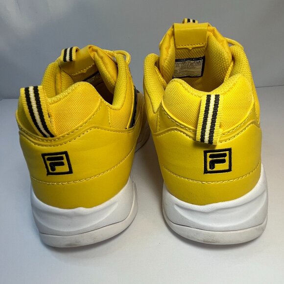 FILA Men's Sneaker- Ray Repeat,Yellow/White - Picture 7 of 12